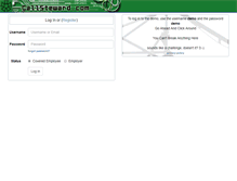 Tablet Screenshot of demo.callsteward.com